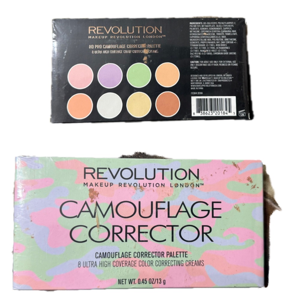 Revolution Camouflage Corrector Palette — Multi-Colored Color Correcting Creams